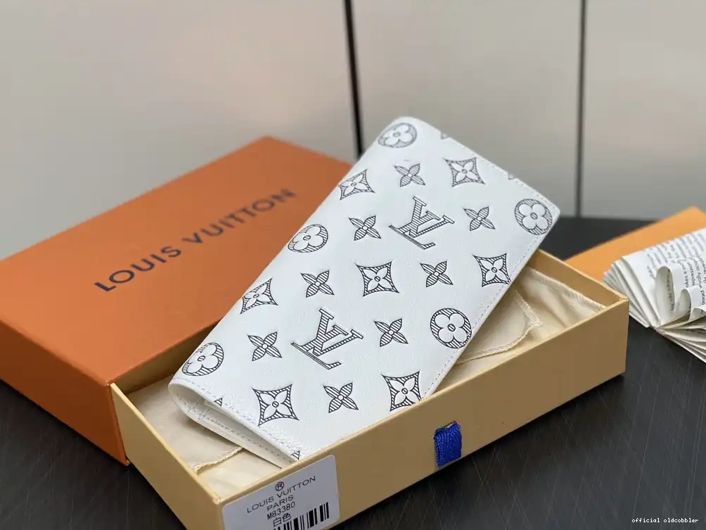 Official oldcobbler VUITTON WALLET-10*19*2cm LOUIS BRAZZA 0629